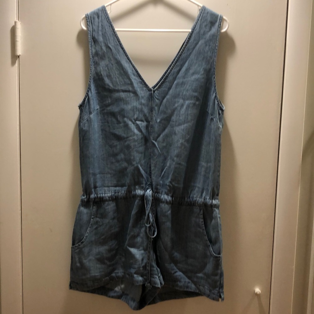 Denim Romper